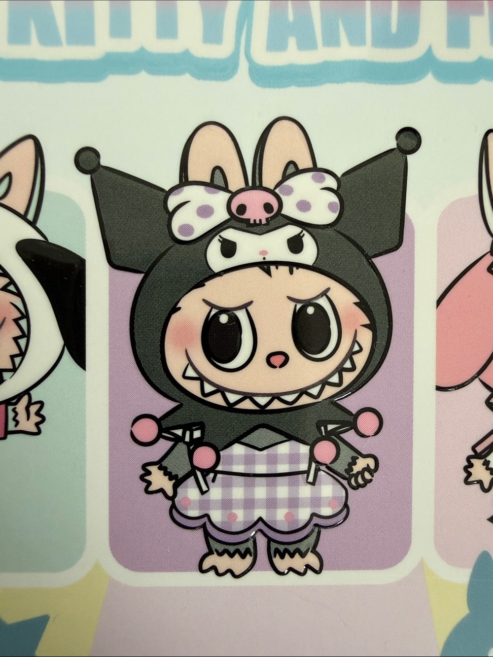 Hello Kitty Black, Pink and Purple Kuromi